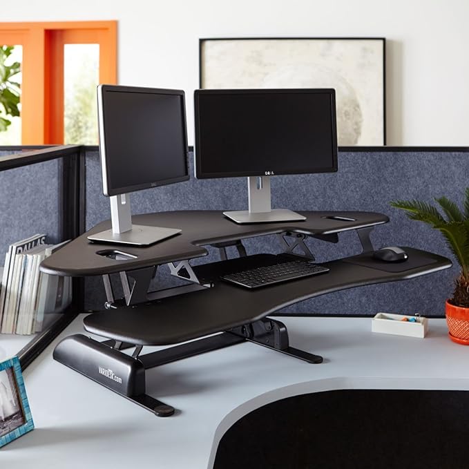 Varidesk Cube Corner 36 Sit Stand Desk