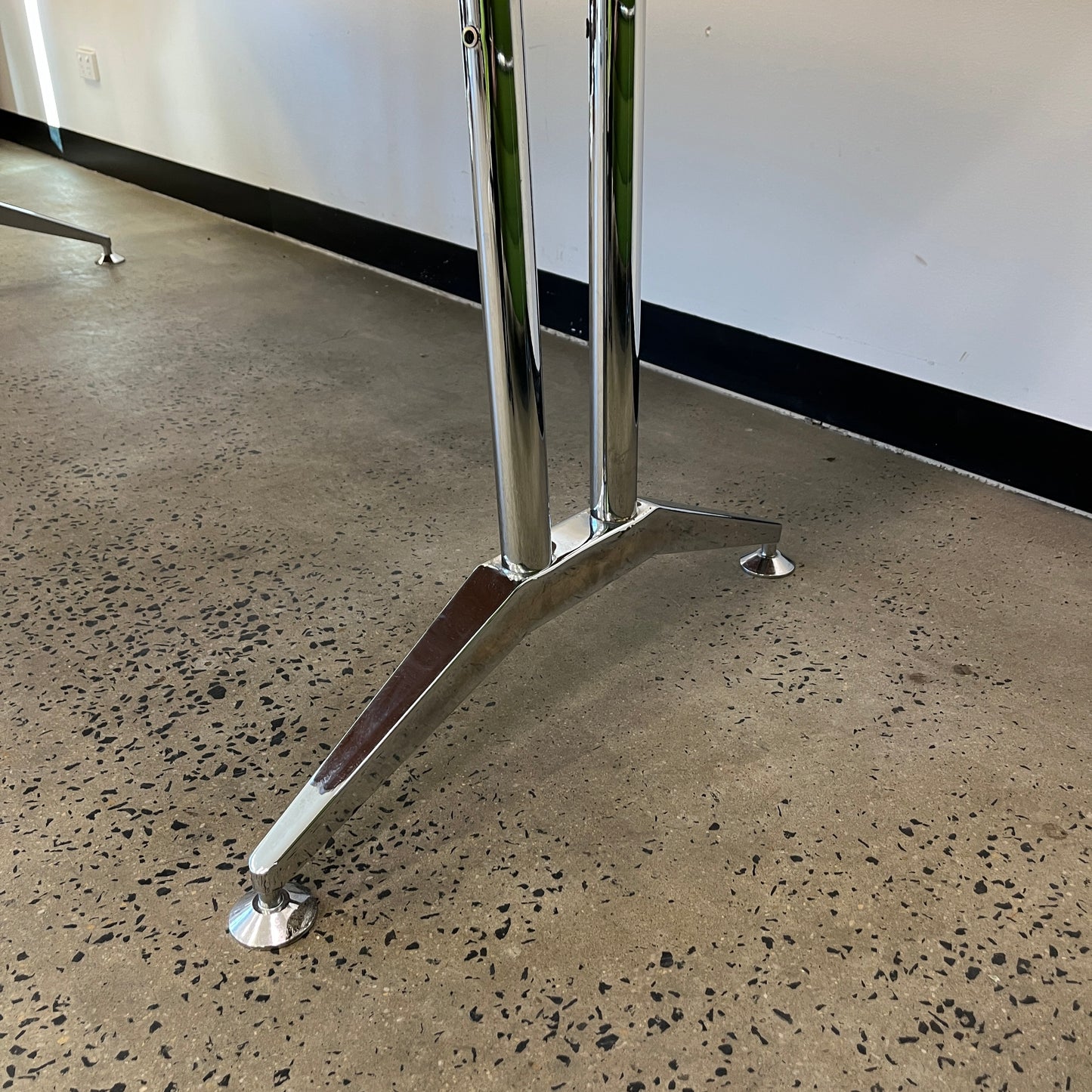 Conference Room Table Timber with Steel Legs