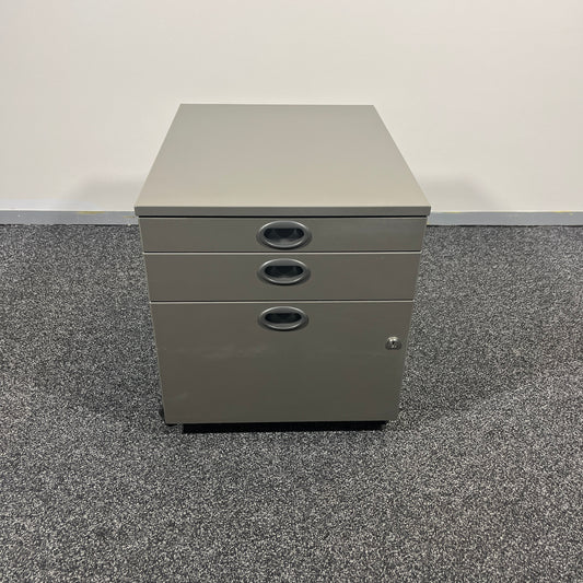 Schiavello 3 Drawer Pedestal in Charcoal