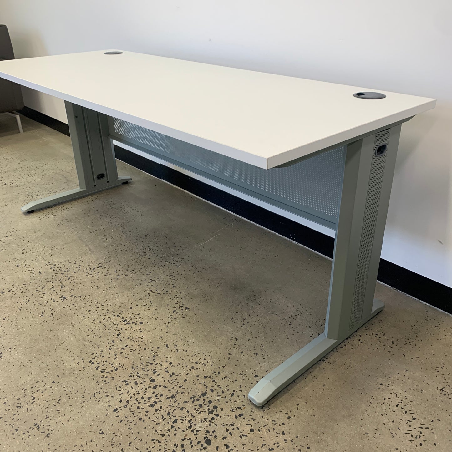 J Burrows Matrix Office Straight Desk White 1800