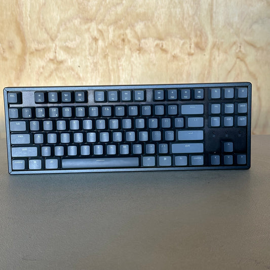 Keychron K8 Bluetooth Mechanical Keyboard and silicon palm rest