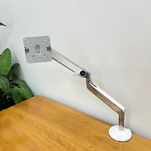 Human Scale Single Monitor Arm M2 Polished Aluminium