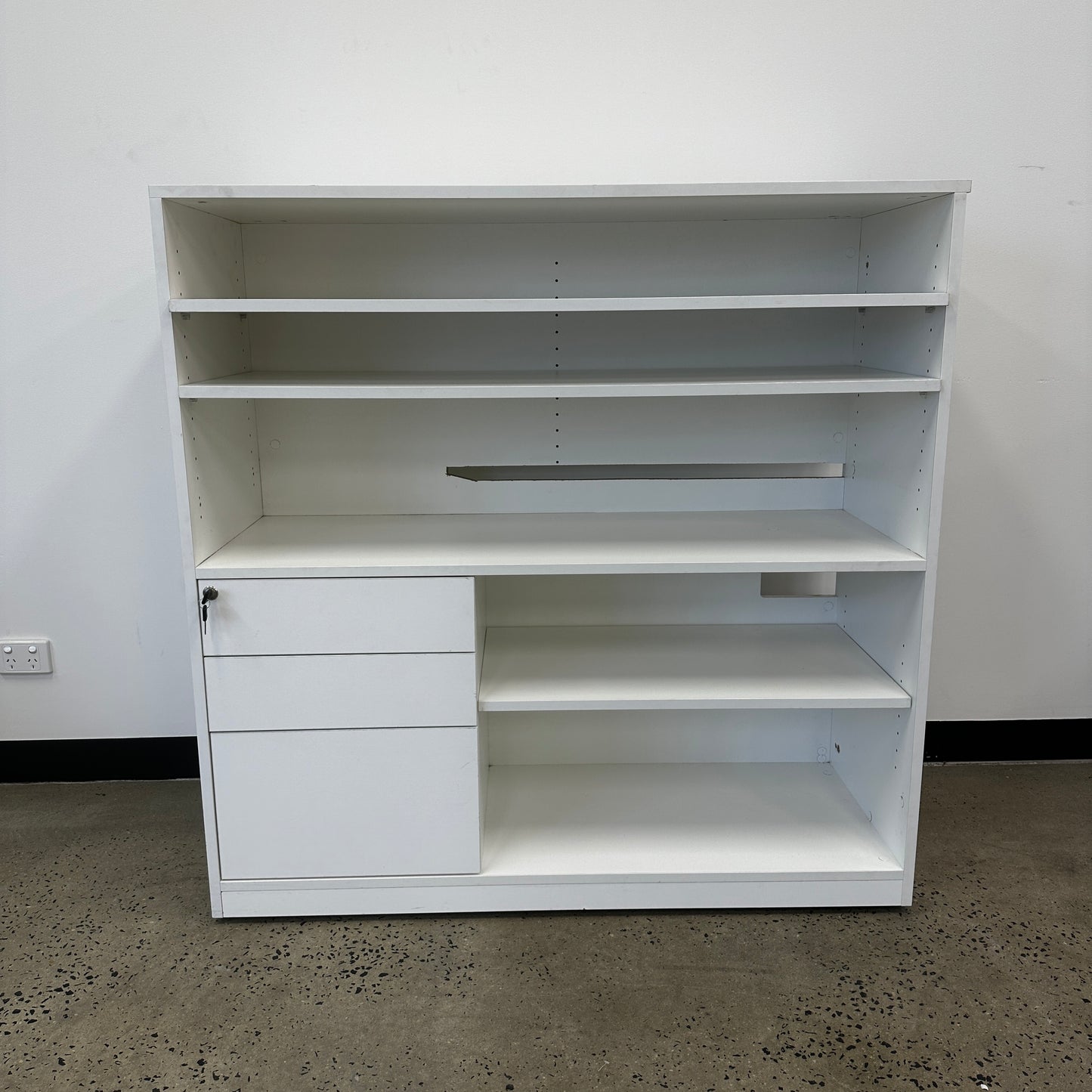 Office Shelving Unit Filing Cabinet White