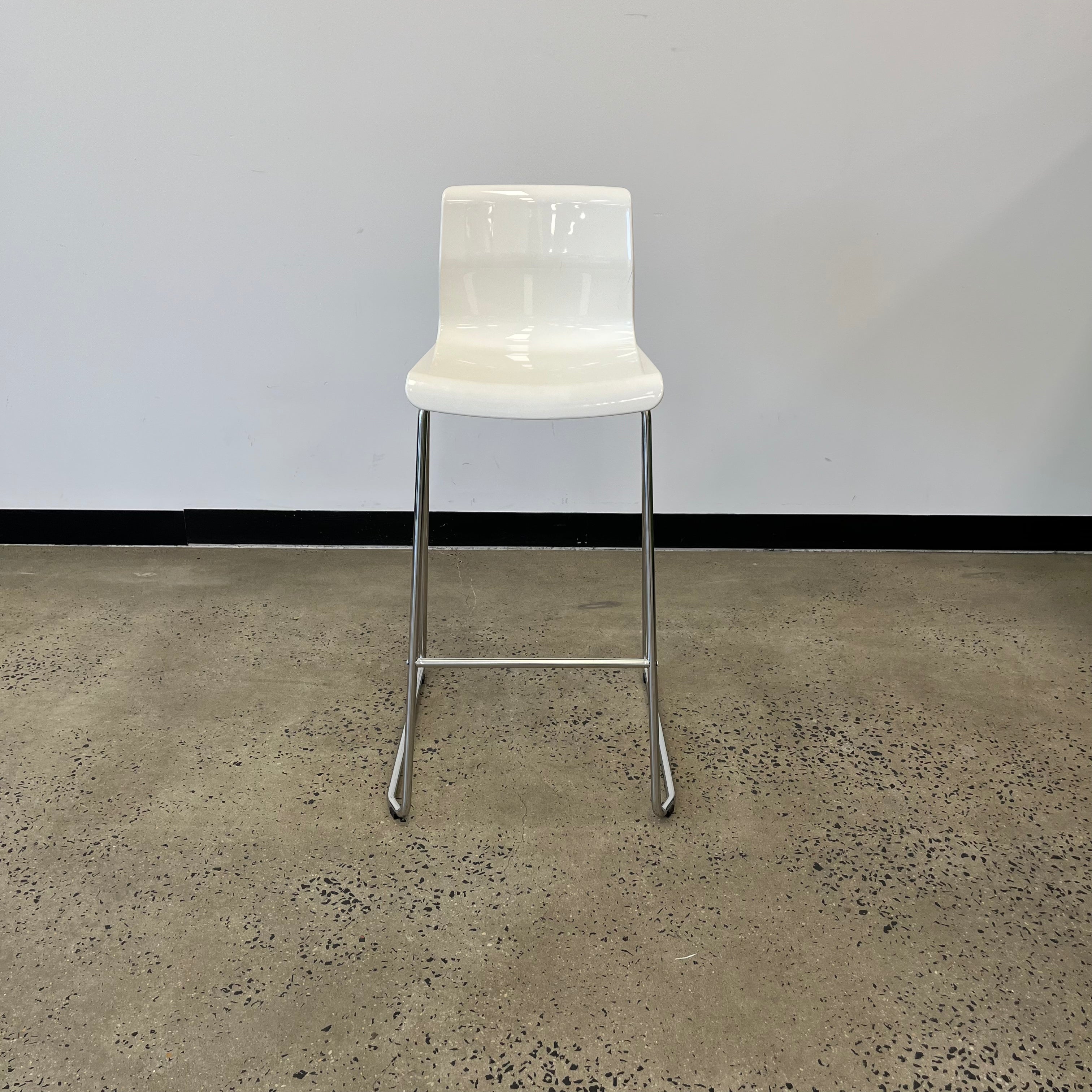 Ikea Glenn Bar Stool White Green Collect