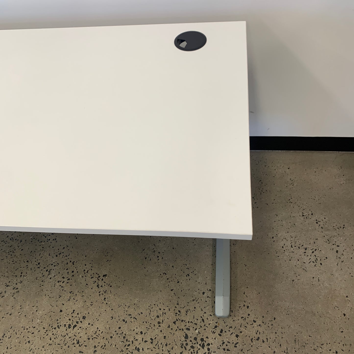 J Burrows Matrix Office Straight Desk White 1800