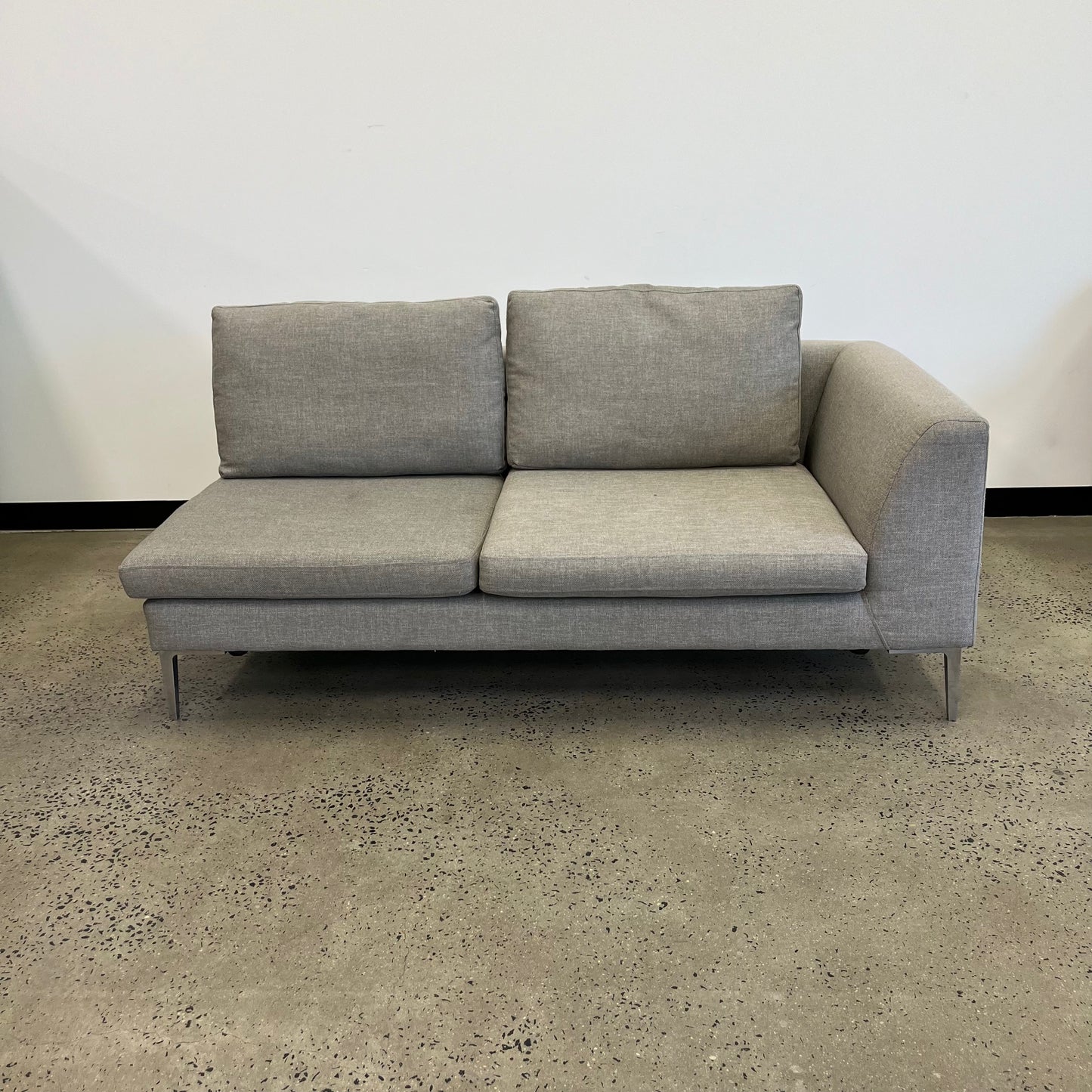 Freedom Hilton MKII Grey Modular 2 Seater Sofa Left