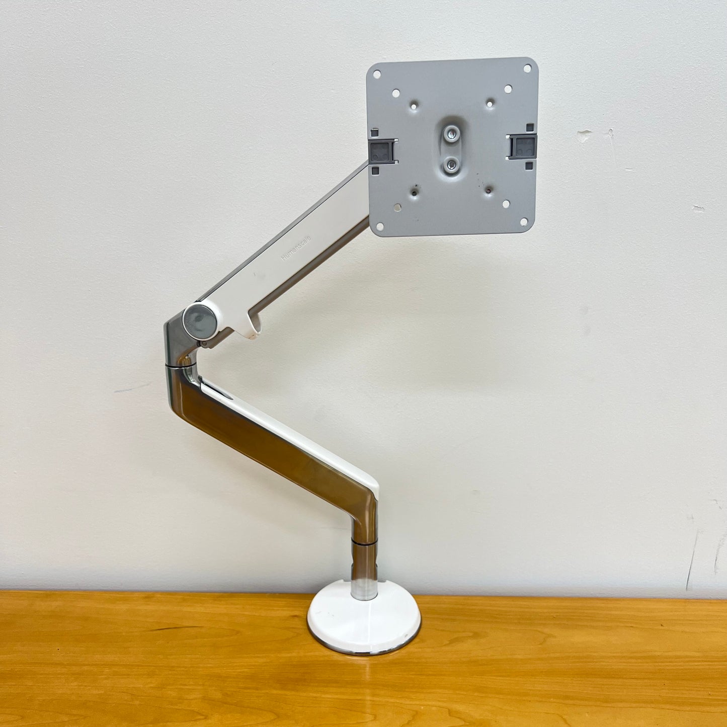 Human Scale Single Monitor Arm M2 Polished Aluminium