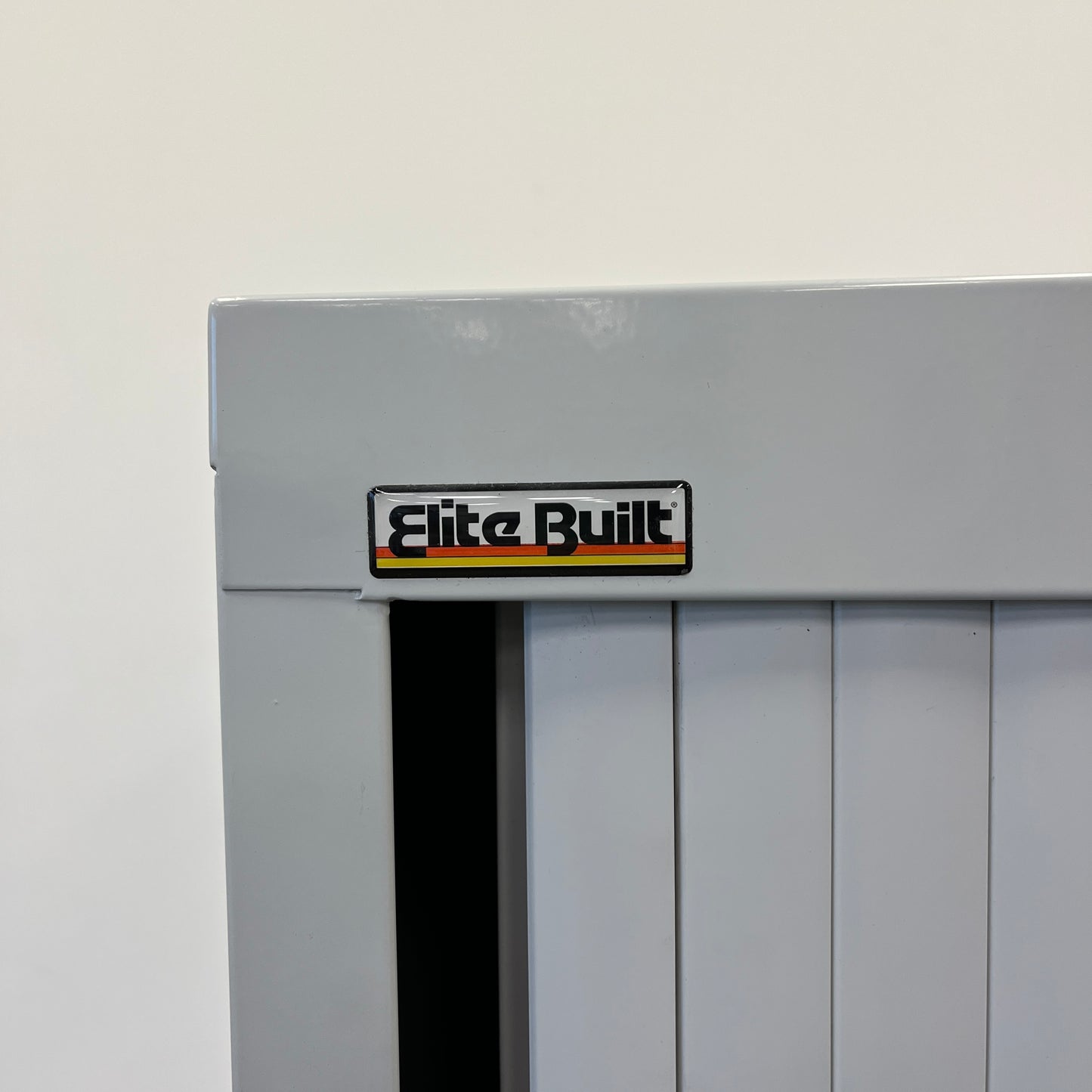 EliteBuilt Grey Tambour Cabinet