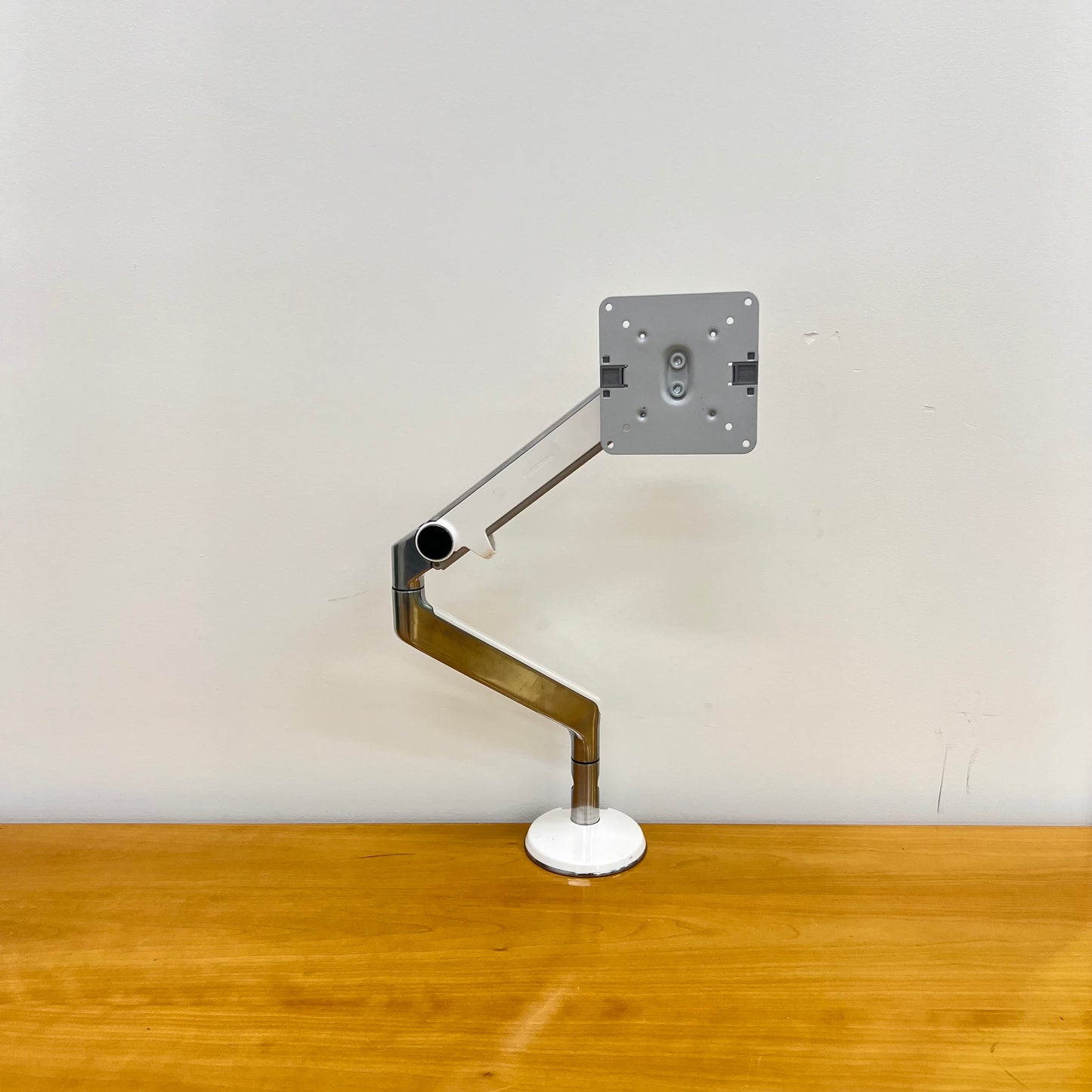 Human Scale Single Monitor Arm M2 Polished Aluminium