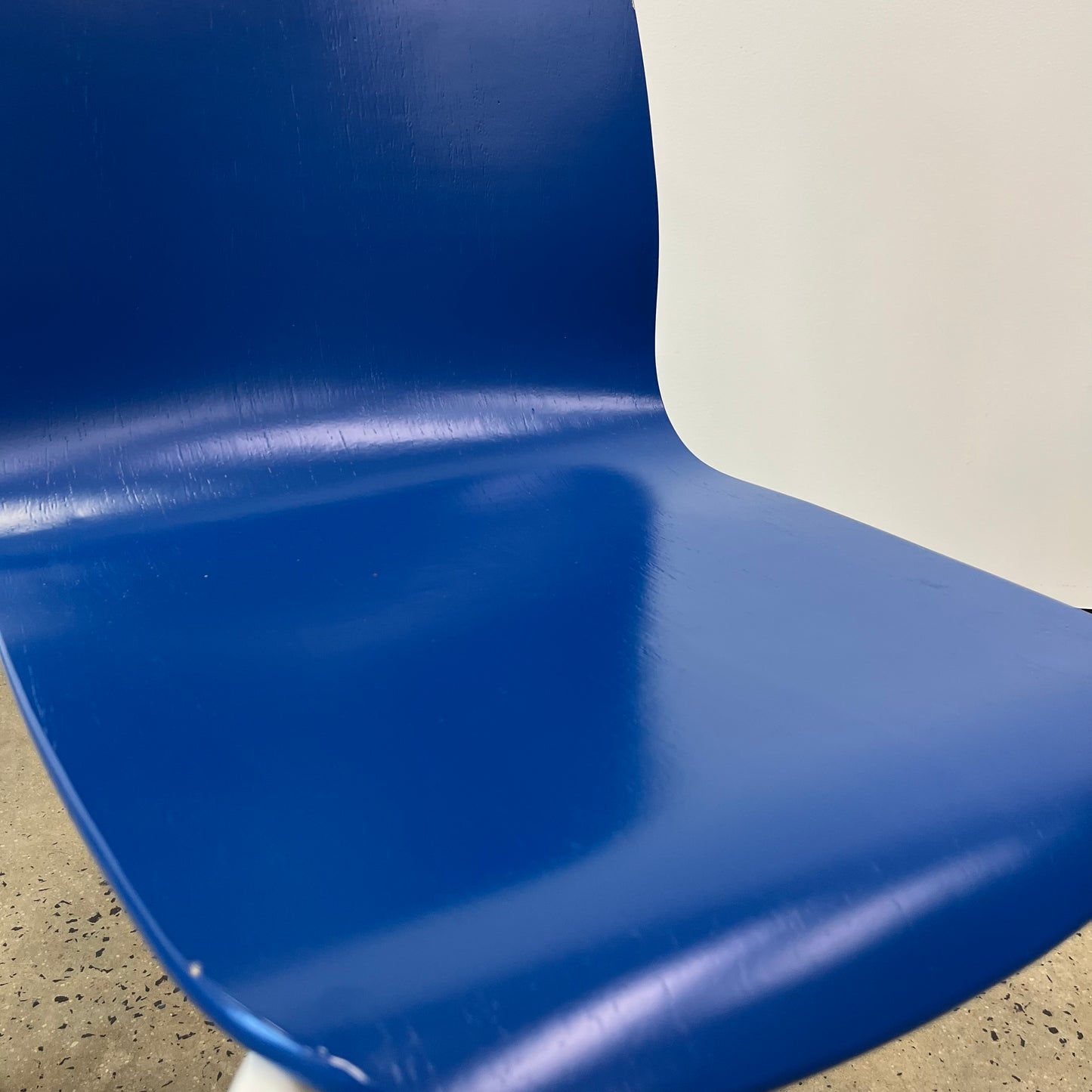 Didier Tiller Slim Stacking Chair Blue