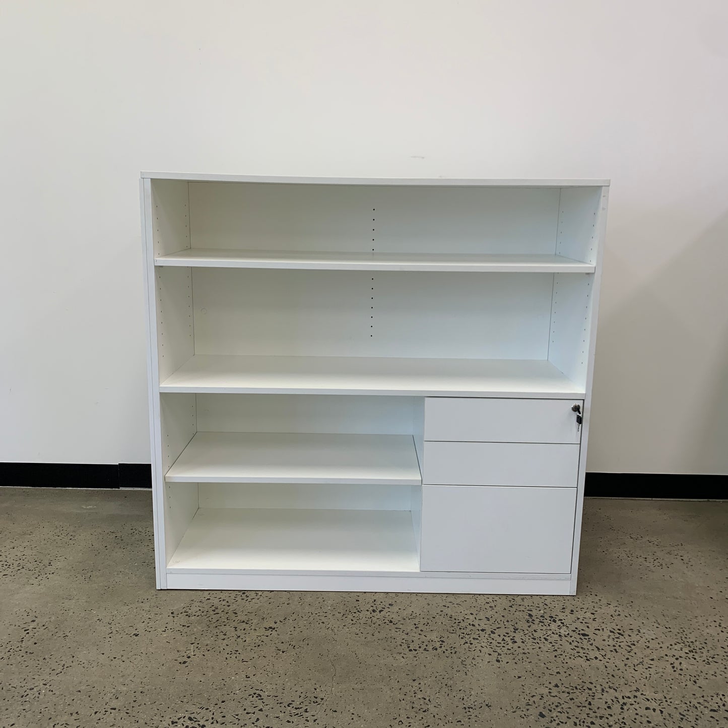 Office Shelving Unit Filing Cabinet White