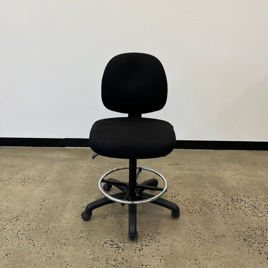 Gregory Inca Black Drafting Chair