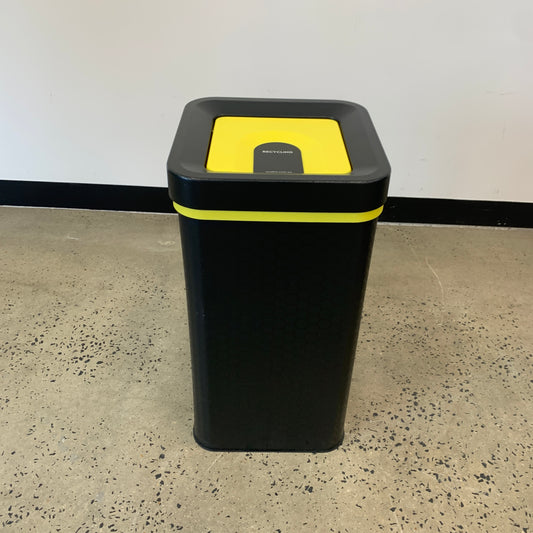 Ecobin Mixed Recycling Bin 'Recycling' Yellow