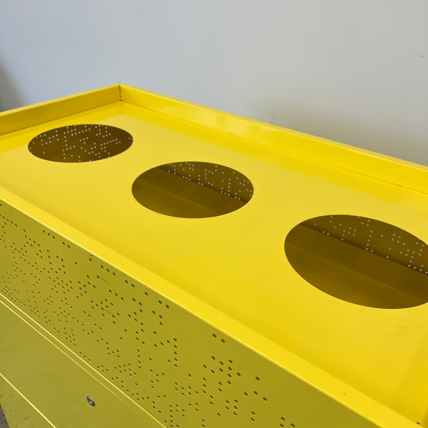 Planex Flox Planter Box in Yellow Metal