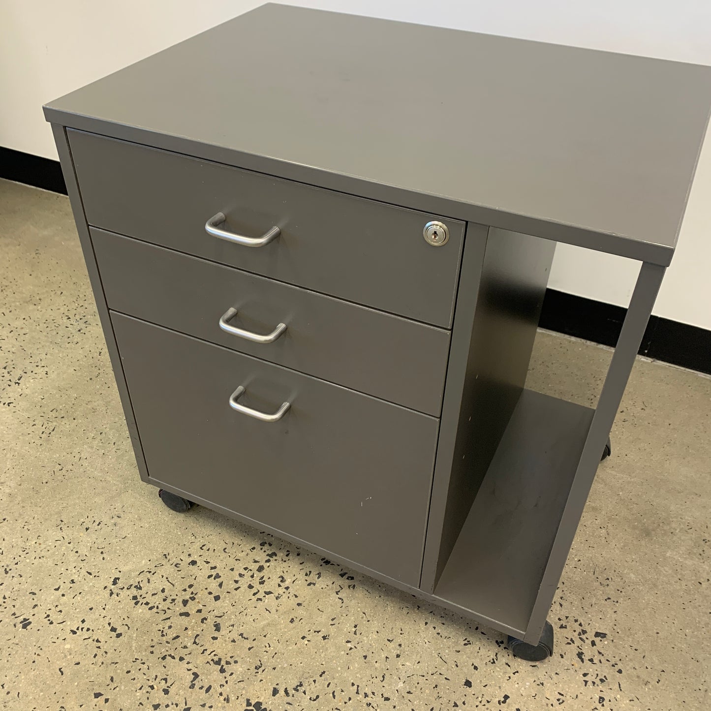 Dark Grey Small 3 Drawer Caddy