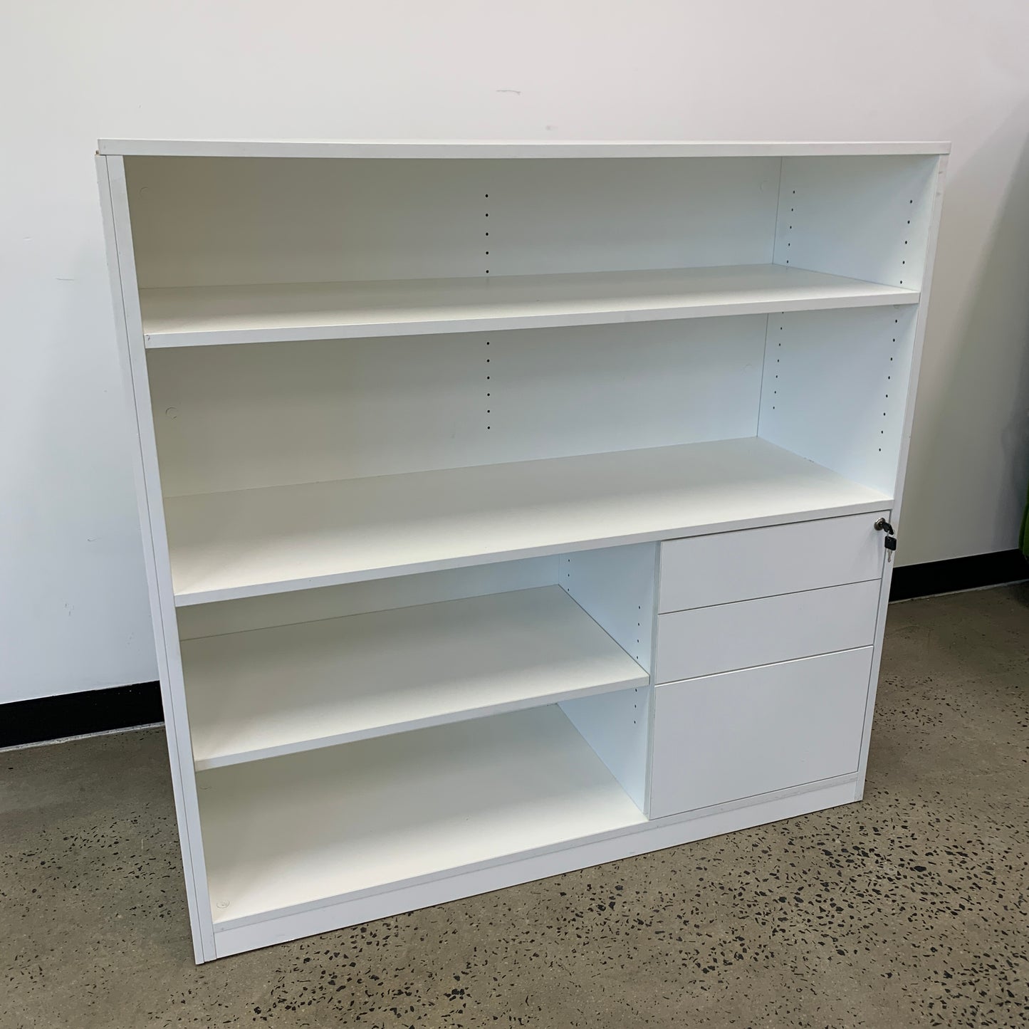 Office Shelving Unit Filing Cabinet White