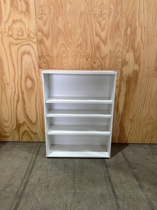 CLEARANCE White Bookcase