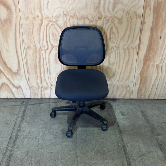 Diablo Sprint Task Chair in Grey with Black Frame