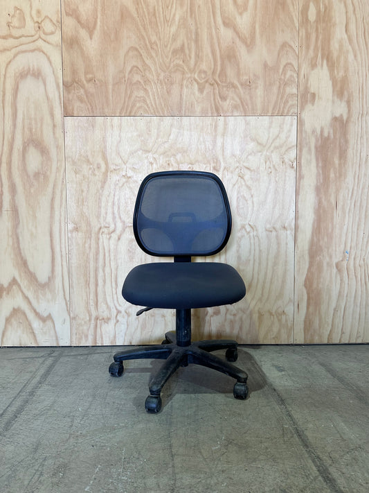 Diablo Sprint Task Chair in Grey with Black Frame