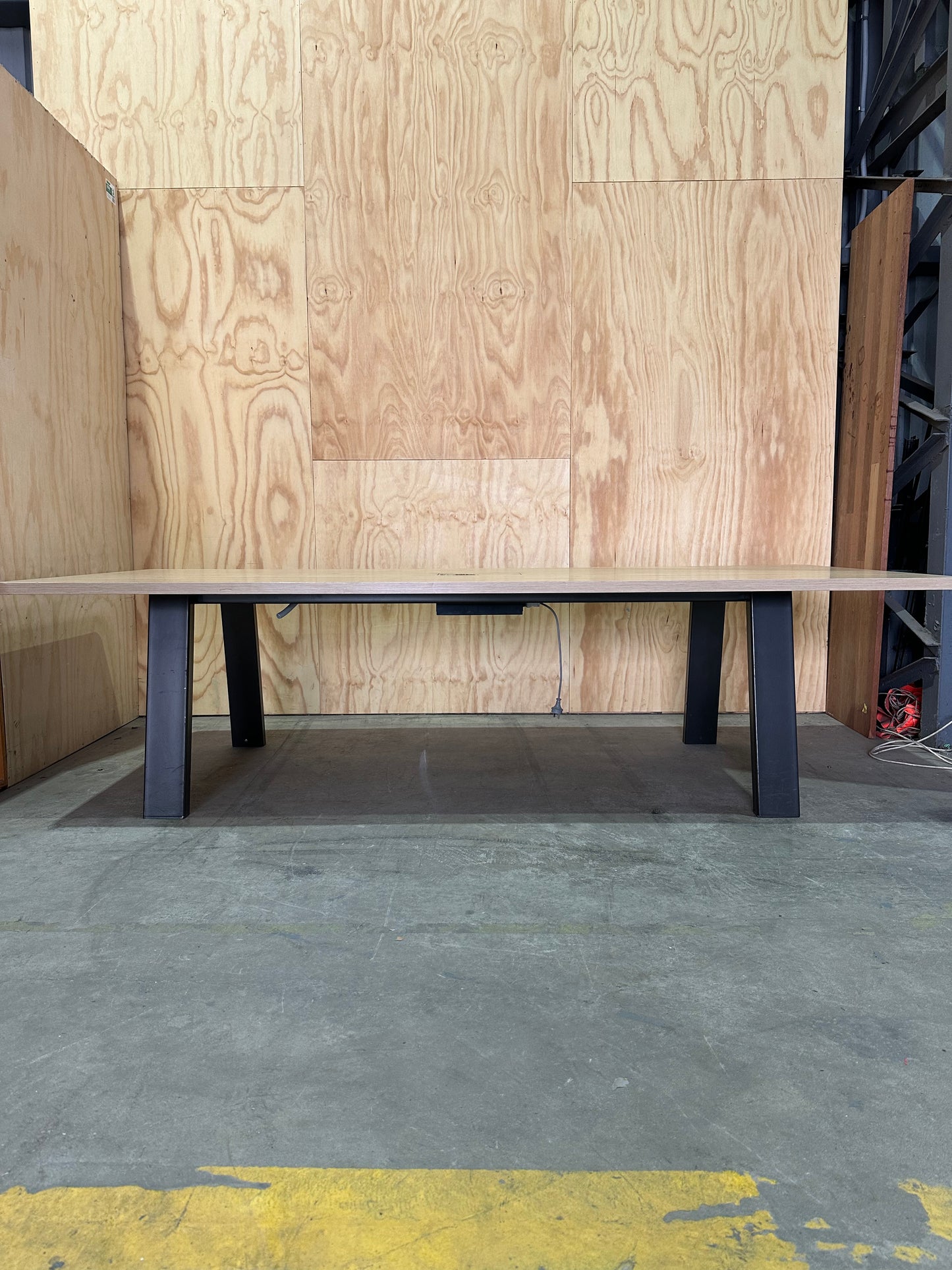 Executive Boardroom Table with Cable Management