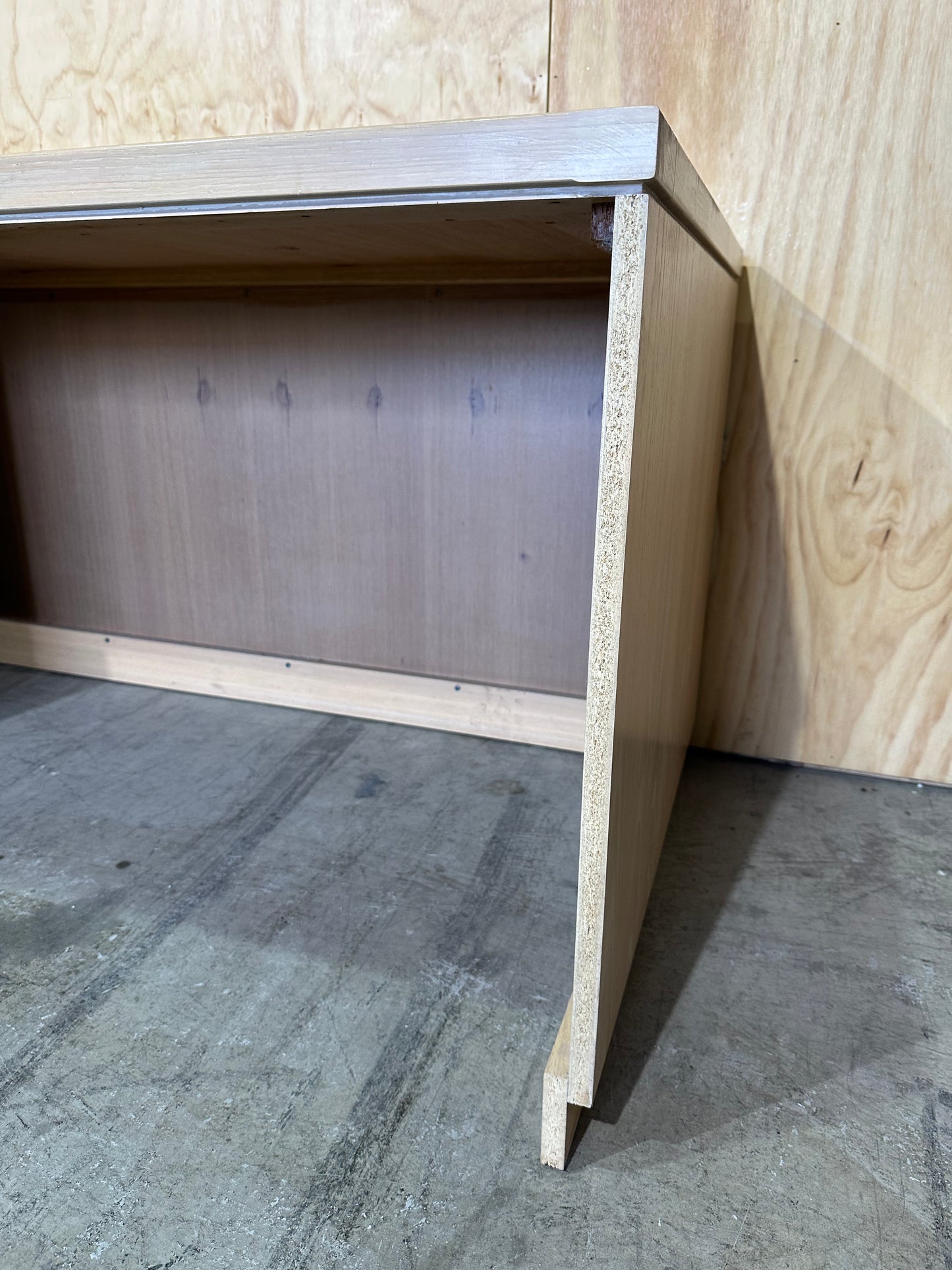 4 Drawer Timber Veneer Desk