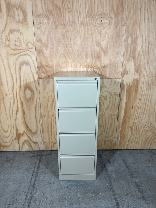 Steel 4 drawer filing cabinet