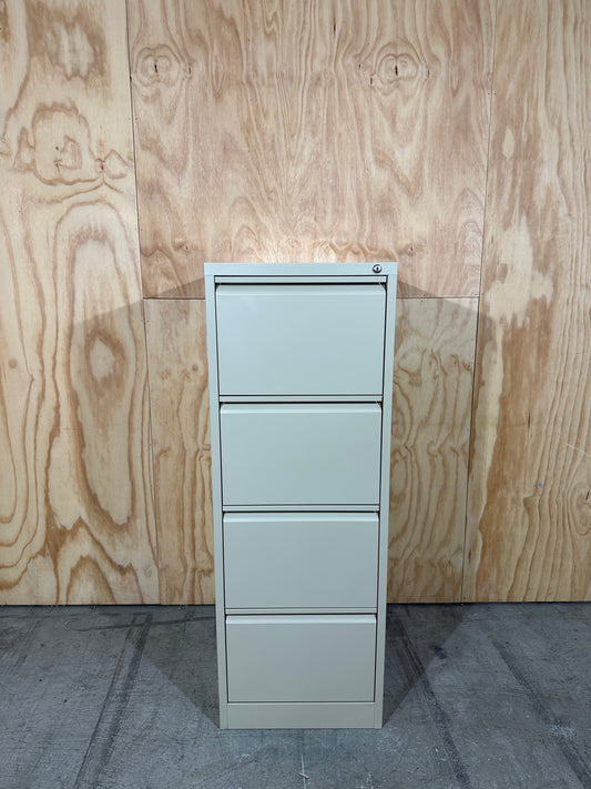 Steel 4 drawer filing cabinet