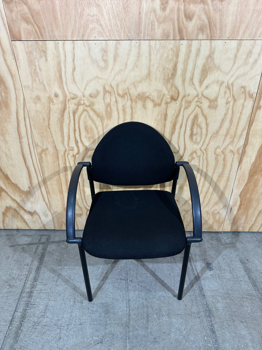 CLEARANCE Black Fabric Chair