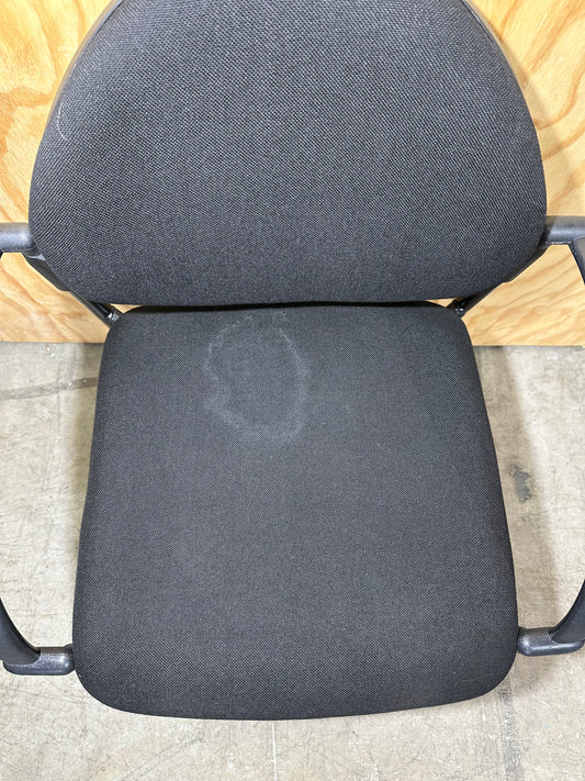 CLEARANCE Black Fabric Chair