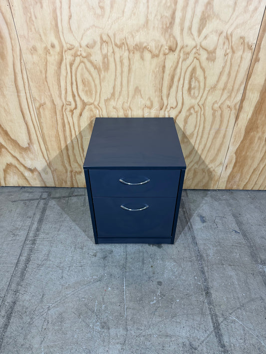 Charcoal 2 Drawer Pedestal