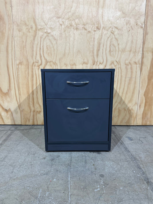 Charcoal 2 Drawer Pedestal