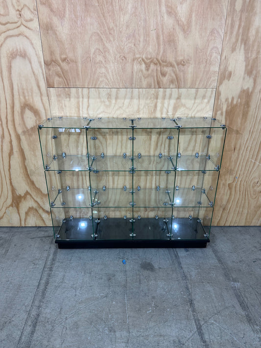 4 Bay Glass display cabinet
