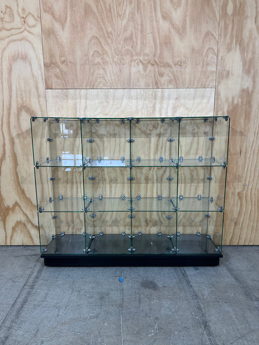4 Bay Glass display cabinet