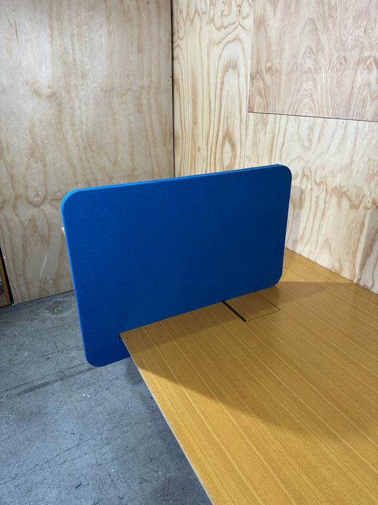 Blue desktop partition