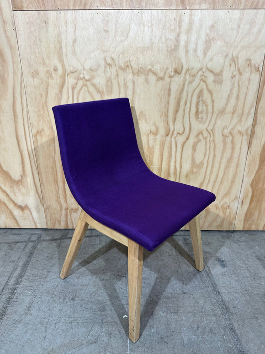 ECF HFA Jigsaw timber chair purple