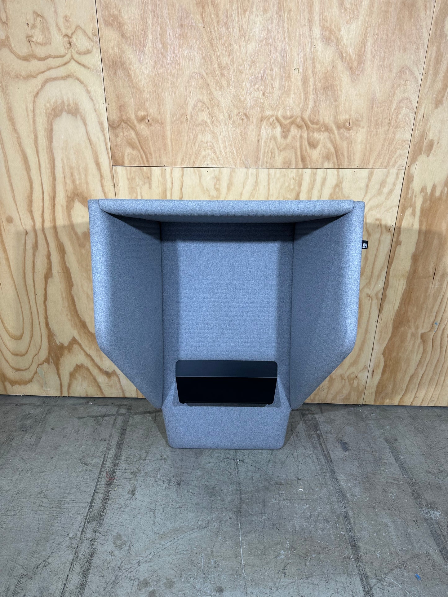 BuzziSpace BuzziHood Acoustic Telephone Booth in Grey