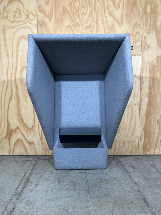 BuzziSpace BuzziHood Acoustic Telephone Booth in Grey