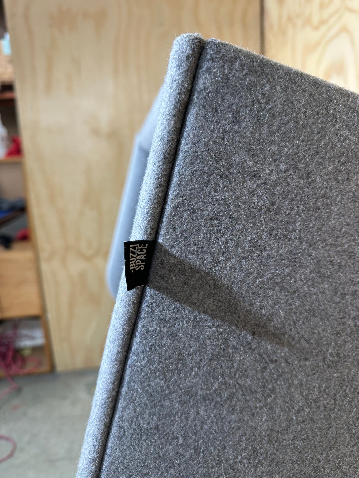 BuzziSpace BuzziHood Acoustic Telephone Booth in Grey