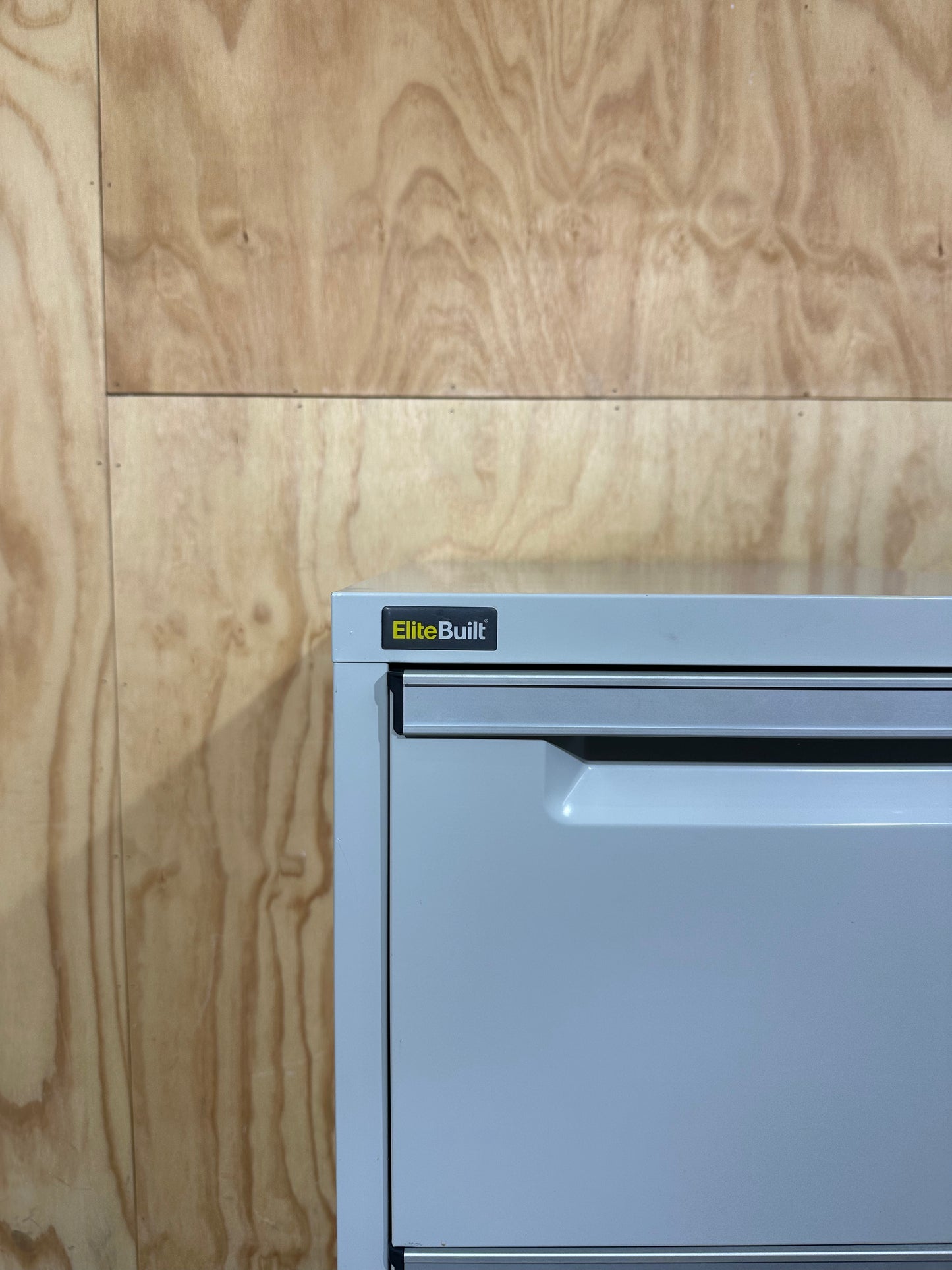 Elitebuilt 3 Drawer filing cabinet light grey