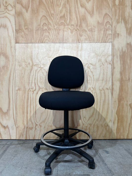 Gregory Inca Modern Black Drafting Chair