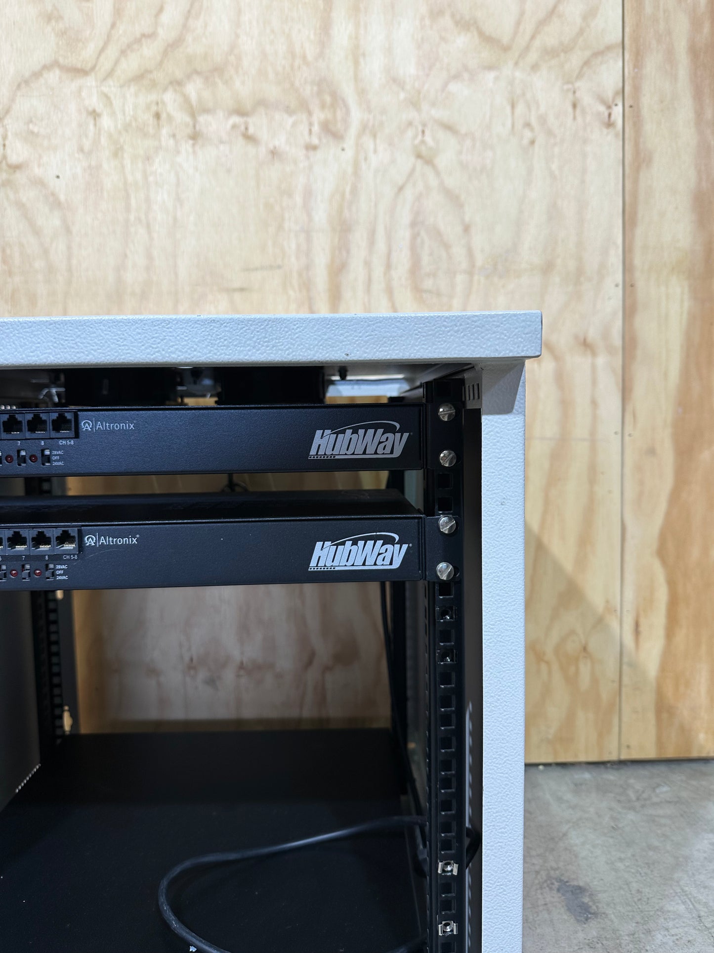 2x Altronix Hubway Video Console/Extender in rack