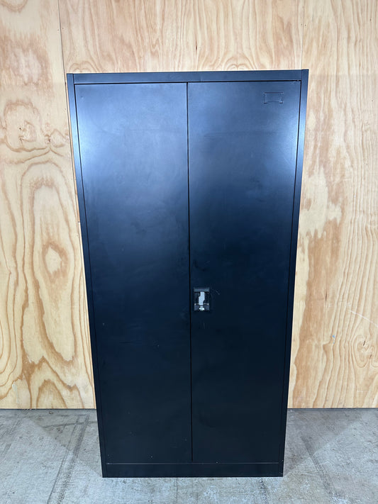 Black 2 door cupboard
