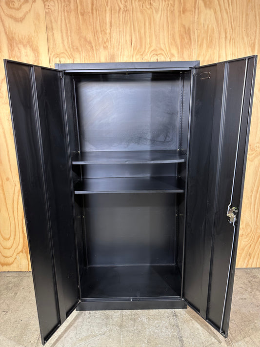 Black 2 door cupboard