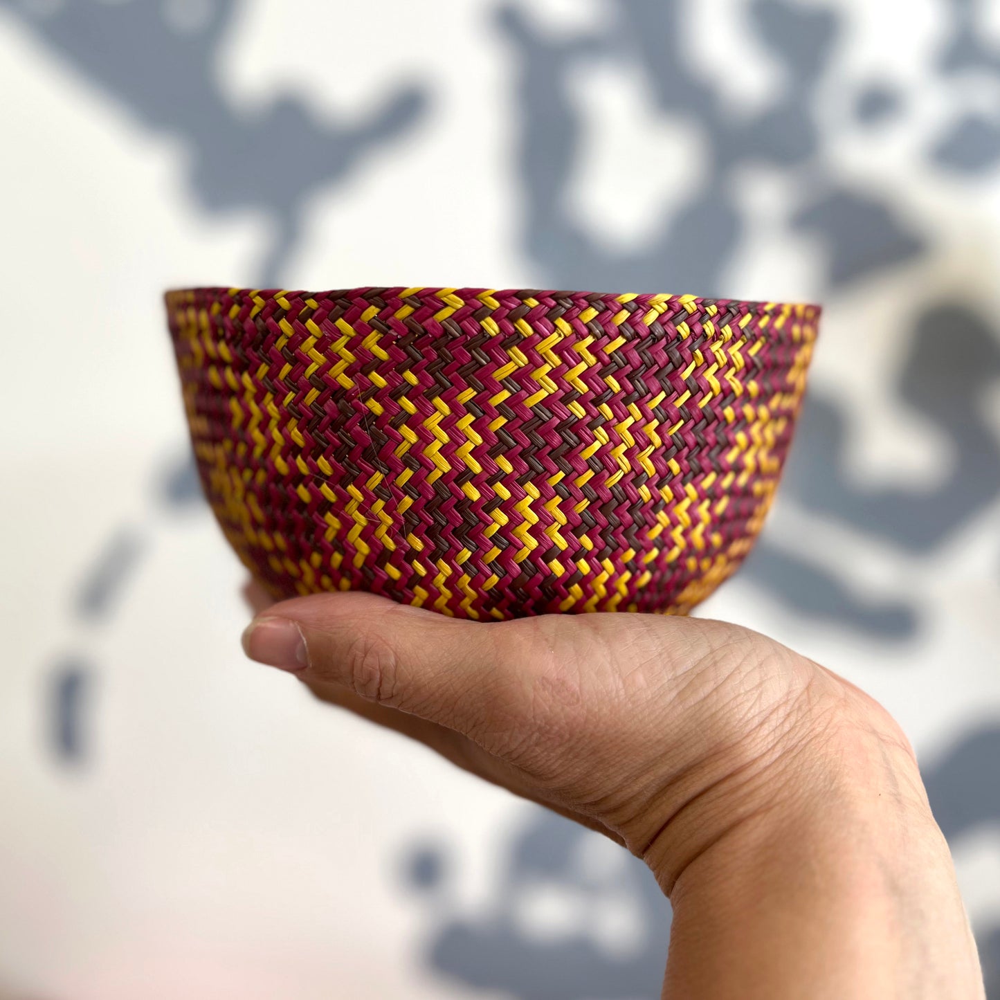 Casa Bonita Handwoven Iraca Palm Bowl