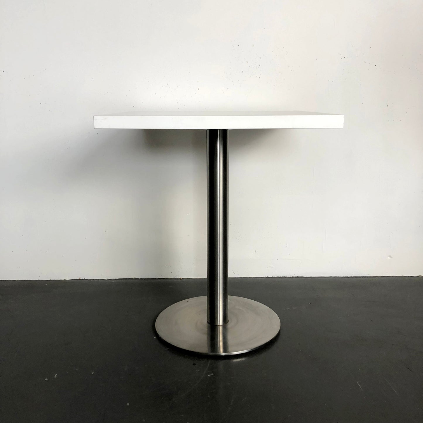 Cafe Table with Steel Base