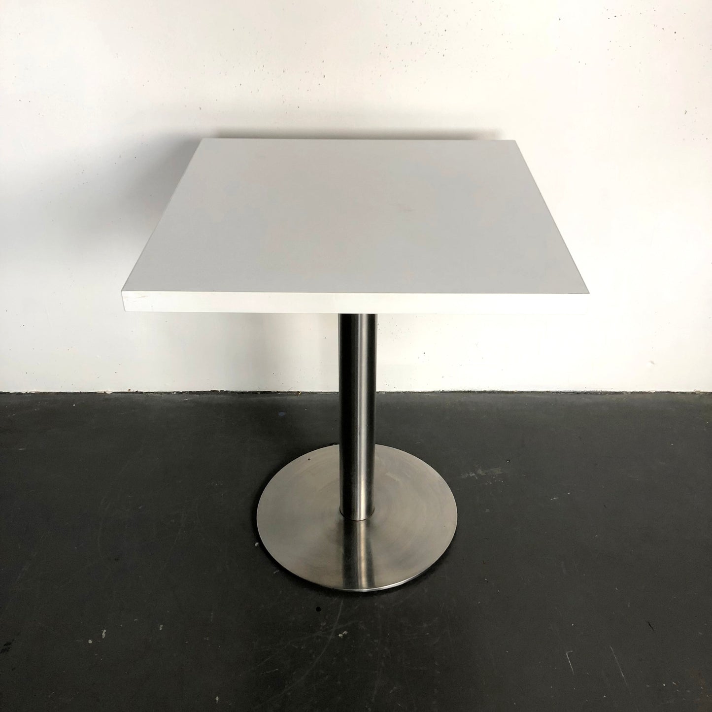 Cafe Table with Steel Base