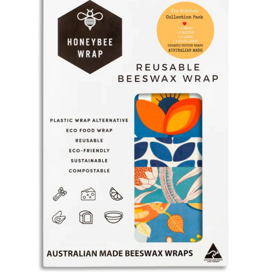 Honeybee Beeswax Wrap Pack