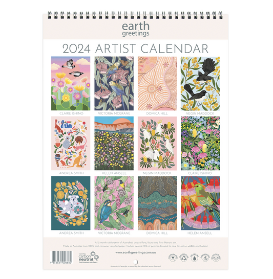 Earth Greetings Artist Calendar