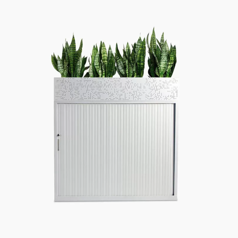 Planex Flox Planter Box in Yellow Metal