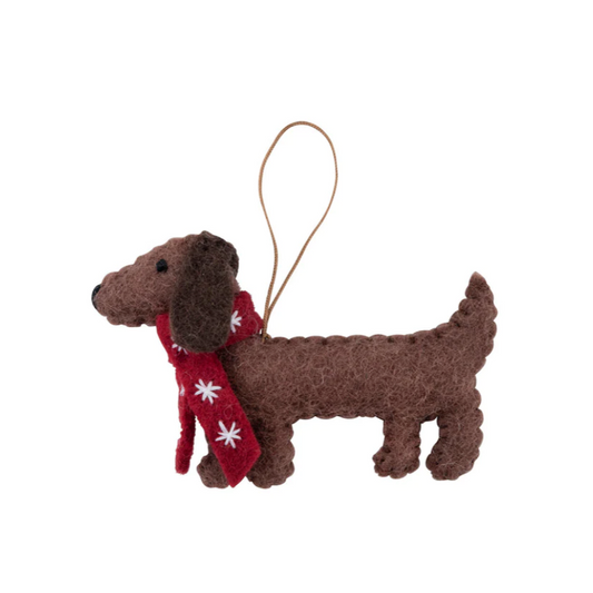 Pashom Felt Christmas Decoration - Dogs